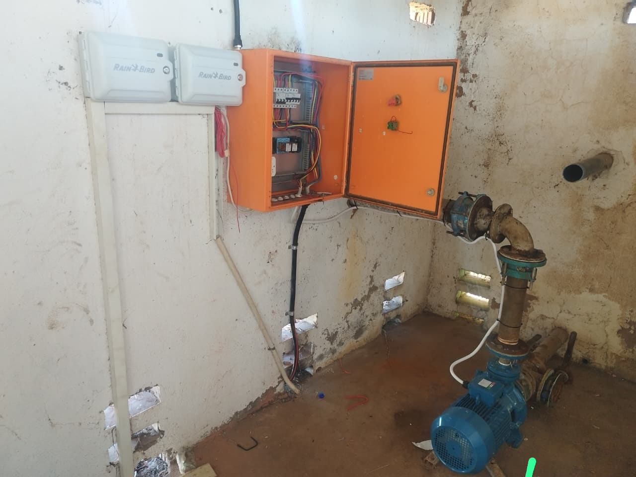 Irrigation system installed at Dept of Sport Arts & Culture